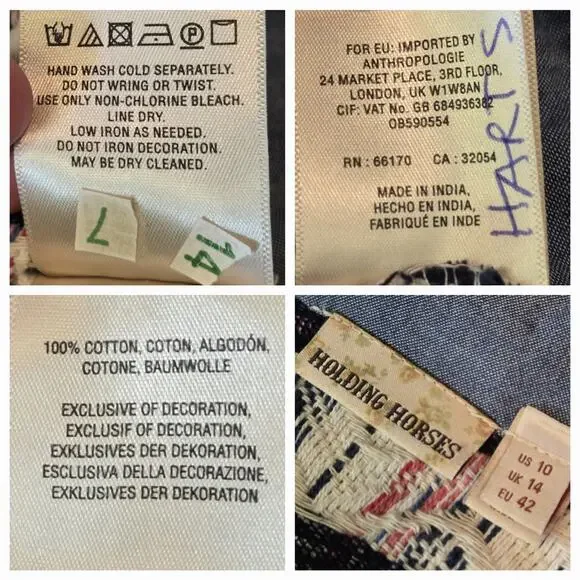 Anthropologie Holding Horses Shift dress size 10 - Picture 5 of 6